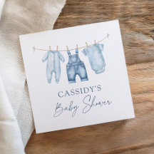 Blue Jean Denim Baby shower
