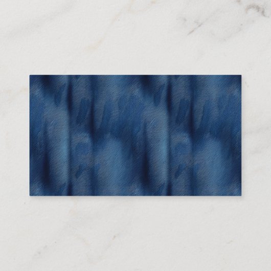 Blue Jean Denim Daisies Baby shower Boeken voor Ba Informatiekaartje (Achterkant)