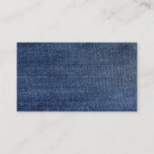 Blue Jean Denim en Lace Table Plaatskaartje (Achterkant)