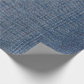 Blue Jean Denim Fabric Cadeaupapier (Hoek)