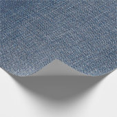 Blue Jean Denim Fabric Cadeaupapier (Hoek)