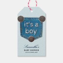 Blue Jean Denim Het is een Boy Baby shower