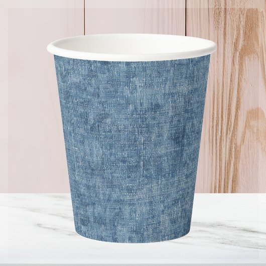 Blue Jean Denim Papieren Bekers