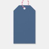 Blue Jean Denim Sweet Boy Baby shower Cadeaulabel (Achterkant)