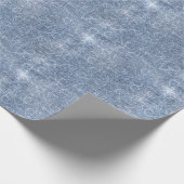 Blue Jean Denim Swirls Cadeaupapier (Hoek)