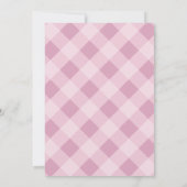 Blue Jean Denim Theme Baby Shower  Kaart (Achterkant)