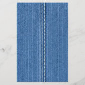 Blue jean met steken jongen Baby shower Bingo spel Flyer (Achterkant)