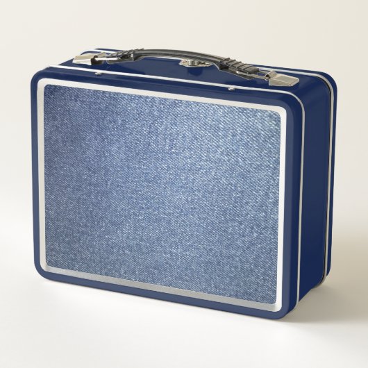Blue Jean Metal Lunchbox (Achterkant)