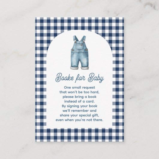 Blue Jean Neem een boek mee Informatiekaartje (Voorkant)