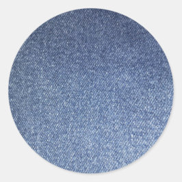 Blue Jean ronde Stickers