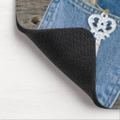 Blue Jean Rozen Muismat (Hoek)