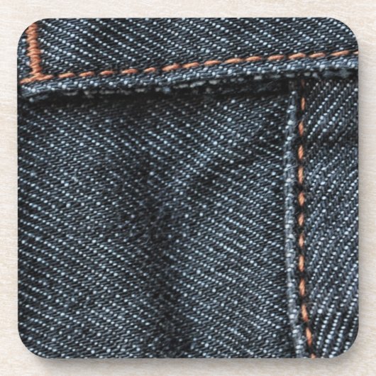 Blue Jean Stitching.jpg Drankjes Onderzetter (Voorkant)