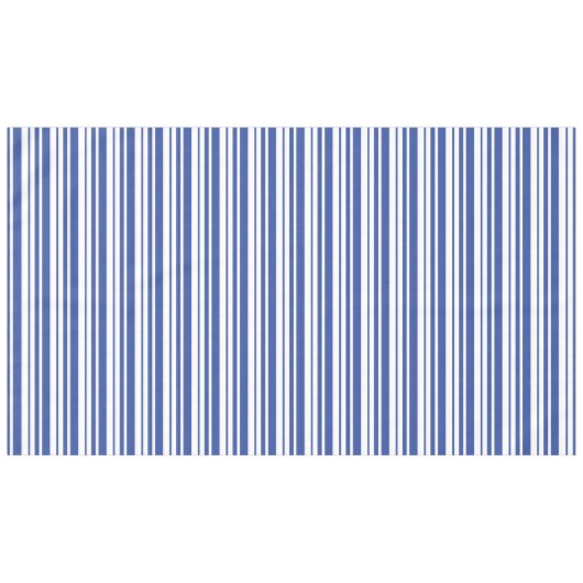 Blue Jean Stripes Tafelkleed (Voorkant (Horizontaal))
