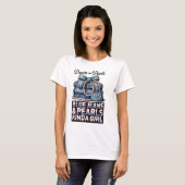 Blue Jeans and Pearls Kinda Girl Shirt (Voorkant volledig)