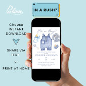 Blue Jeans Baby Boy Douche Denim Kaart