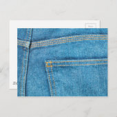 Blue Jeans Back Pocket Briefkaart (Voorkant / Achterkant)