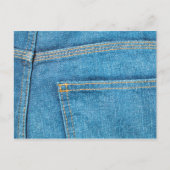 Blue Jeans Back Pocket Briefkaart (Voorkant)
