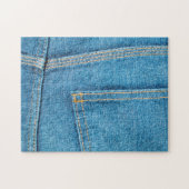 Blue Jeans Back Pocket Jigzaag Puzzle Legpuzzel (Horizontaal)