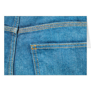 Blue Jeans Back Pocket Wenskaart