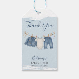 Blue Jeans Boy Baby shower Baby Outfit Cadeaulabel