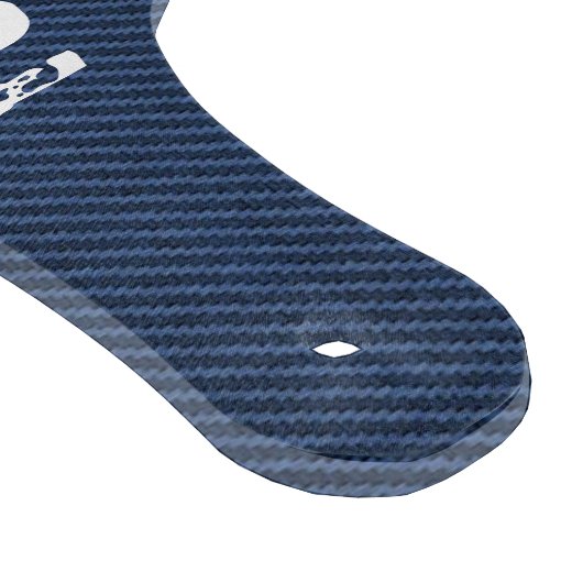 Blue Jeans Denim Custom Text Cutting Board Snijplank (Hoek)