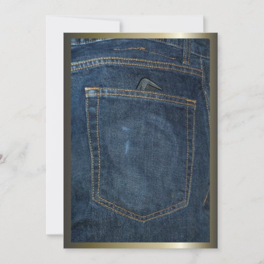 Blue Jeans Denim Pocket (Voorkant)