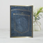 Blue Jeans Denim Pocket (Staand voorkant)