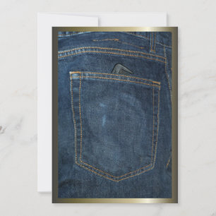 Blue Jeans Denim Pocket