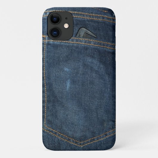 Blue Jeans Denim Pocket Case-Mate iPhone Case (Achterkant)