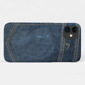 Blue Jeans Denim Pocket Case-Mate iPhone Case (Achterkant (horizontaal))
