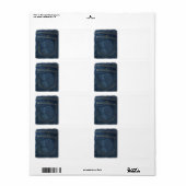 Blue Jeans Denim Pocket Etiket (Full Sheet)