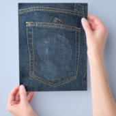 Blue Jeans Denim Pocket Flyer (Hand)