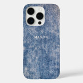 Blue Jeans Denim Wash Acid Effected Telefoonhoes Case-Mate iPhone Case (Achterkant)