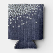 Blue Jeans Diamonds Koelbox Blikjeskoeler (Voorkant)