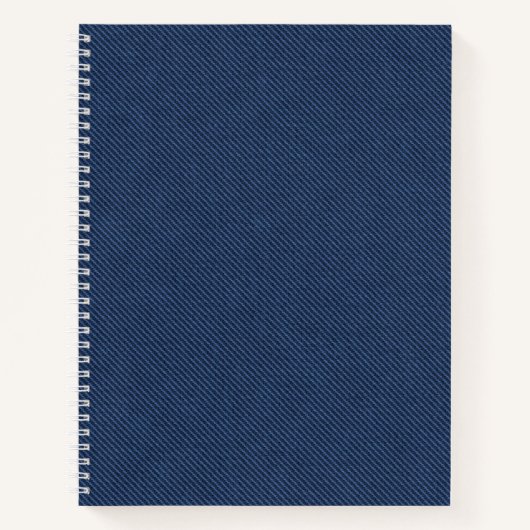 Blue Jeans Fabric Notitieboek (Voorkant)