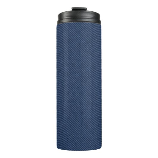 Blue Jeans Fabric Thermosbeker (Voorkant)