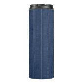 Blue Jeans Fabric Thermosbeker (Achterkant)