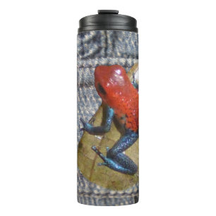 Blue Jeans Frog Tumbler Thermosbeker