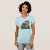 Blue Jeans Frog Womens App. T-shirt (Voorkant volledig)