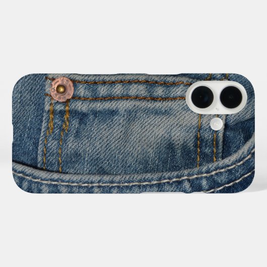 Blue Jeans Grunge Case-Mate iPhone Case (Achterkant (horizontaal))