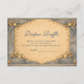 Blue Jeans Little Cowbo Diapper Raffle Informatiekaartje (Voorkant)