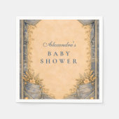 Blue Jeans Little Cowboy Baby Shower Servet (Voorkant)