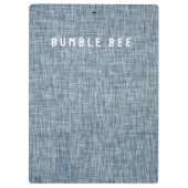 Blue Jeans Look Klembord - Trendy en Functioneel (Achterkant)