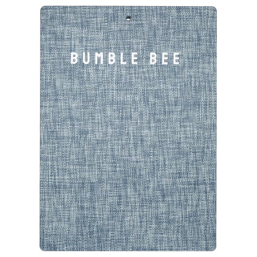 Blue Jeans Look Klembord - Trendy en Functioneel (Achterkant)