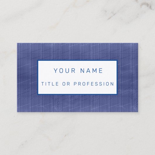 Blue Jeans Luxury Visitekaartje (Voorkant)