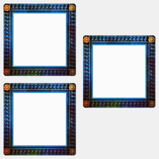 Blue Jeans Naad Schattige Land Waterdicht Labels (Groep)