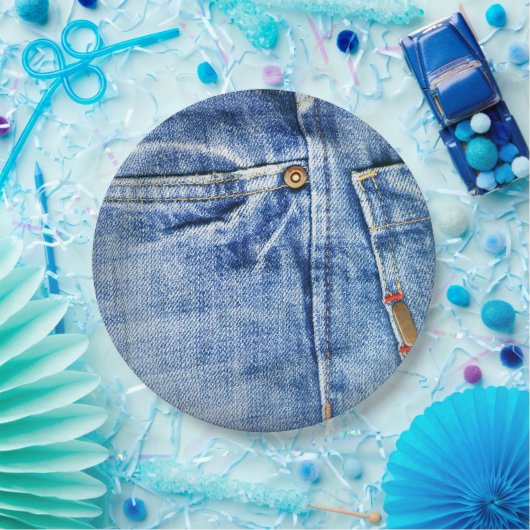 BLUE JEANS PAPIEREN BORDJE (Feest)