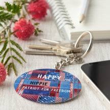 Blue Jeans Patchwork gepersonaliseerde Patriot Sle