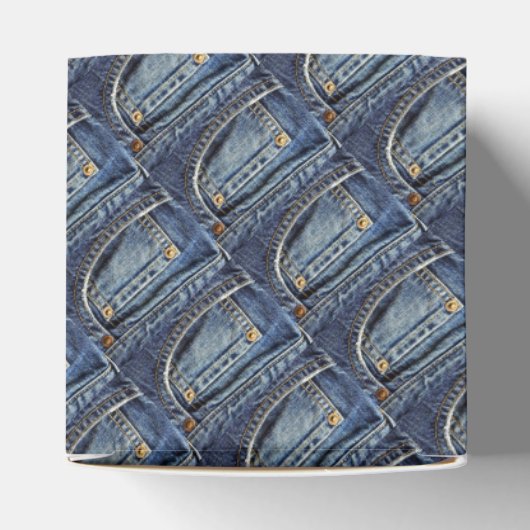 Blue Jeans Pocket Bedankdoosjes (Bovenkant)