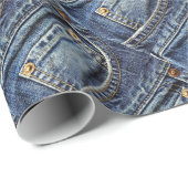 Blue Jeans Pocket Cadeaupapier (Rol Hoek)